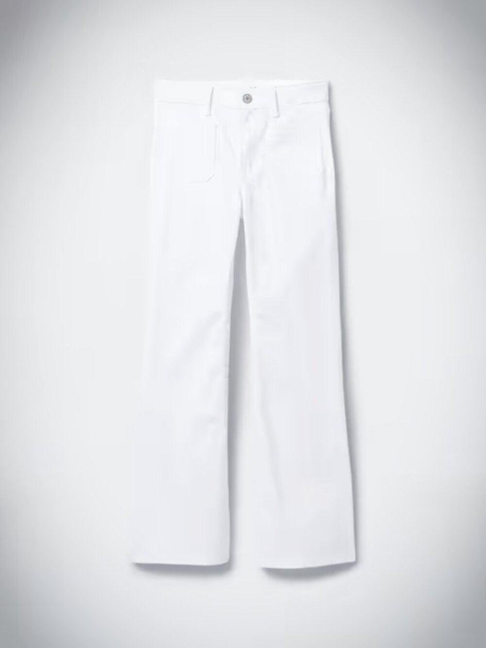 Girls GAP Kids White High Rise '70s Flare Jeans - Size 10